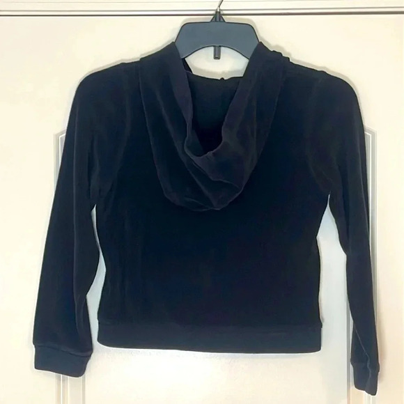 Lily PULTIZER Black Zip Up Hoodie Size 8 - Picture 2 of 5